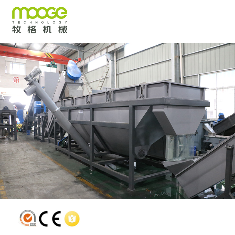 ABS PC PS PE PP Waste Injection Plastic Block/Klumpen Crushing Washing Recycling Machine